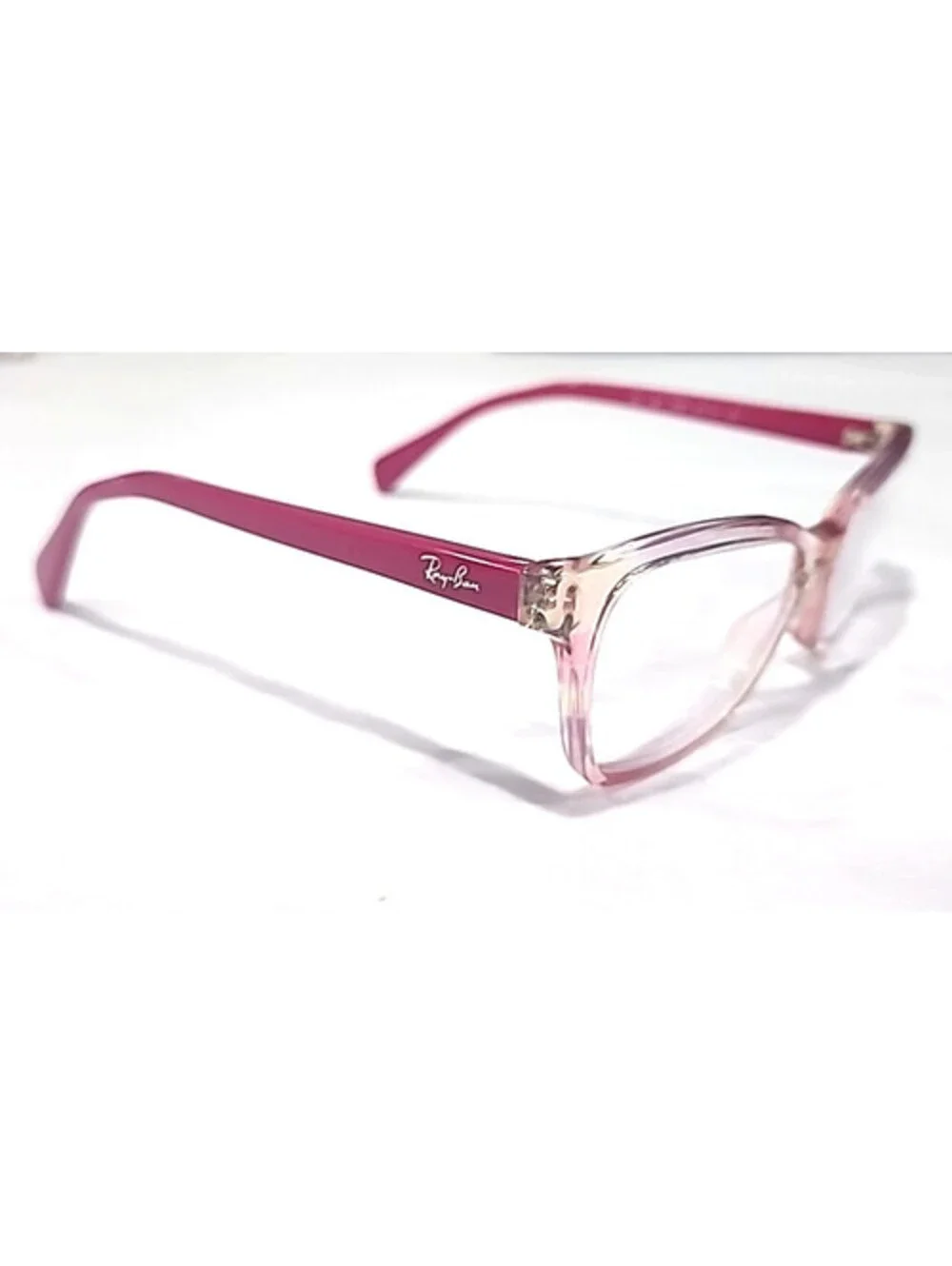 Ray Ban RB1591 3806 Girls Kids Clear Pink Eyeglasses 48-16 130